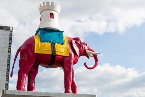 Elephant and Castle statue