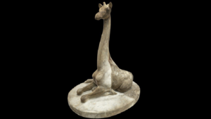 Giraffe souvenir, Cuming Collection