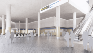 CGI Northern line ticket hall